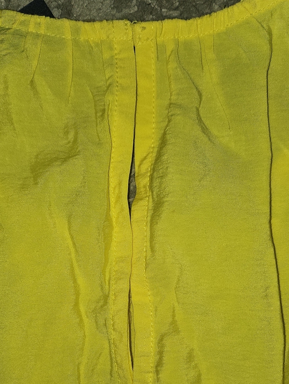 Gap Side-Tie Cutout Yellow Dress XL - Picture 7 of 9